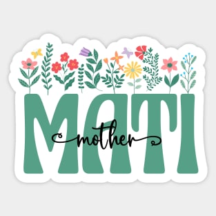 Croatian Mom Mati Sticker